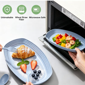 Yopay 11-inch microwave-safe plate, convenient for quick reheats.