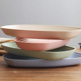Yopay 11-inch stackable plate, space-saving storage design.