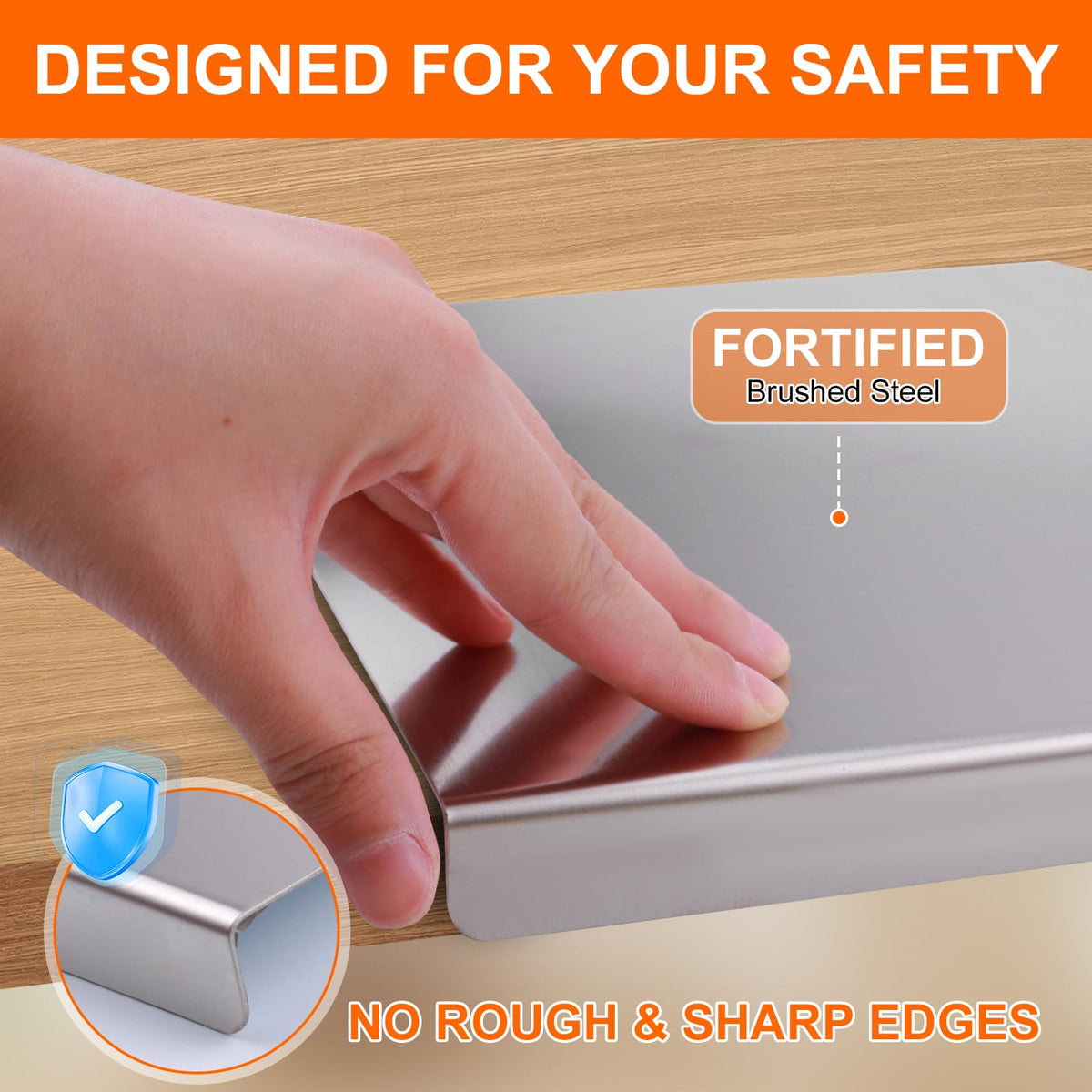 Yoposeo wide-applications surface ideal for rolling dough and chopping vegetables.