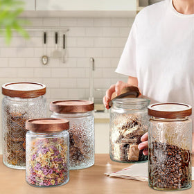 yoqelt kitchen organization jar supports clutter free countertops and easy daily meal prep