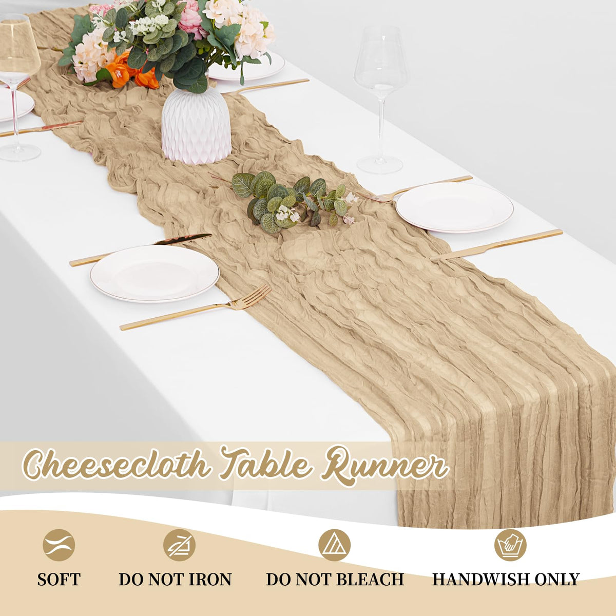 Yorcari crinkle gauze fabric texture shows translucent elegance