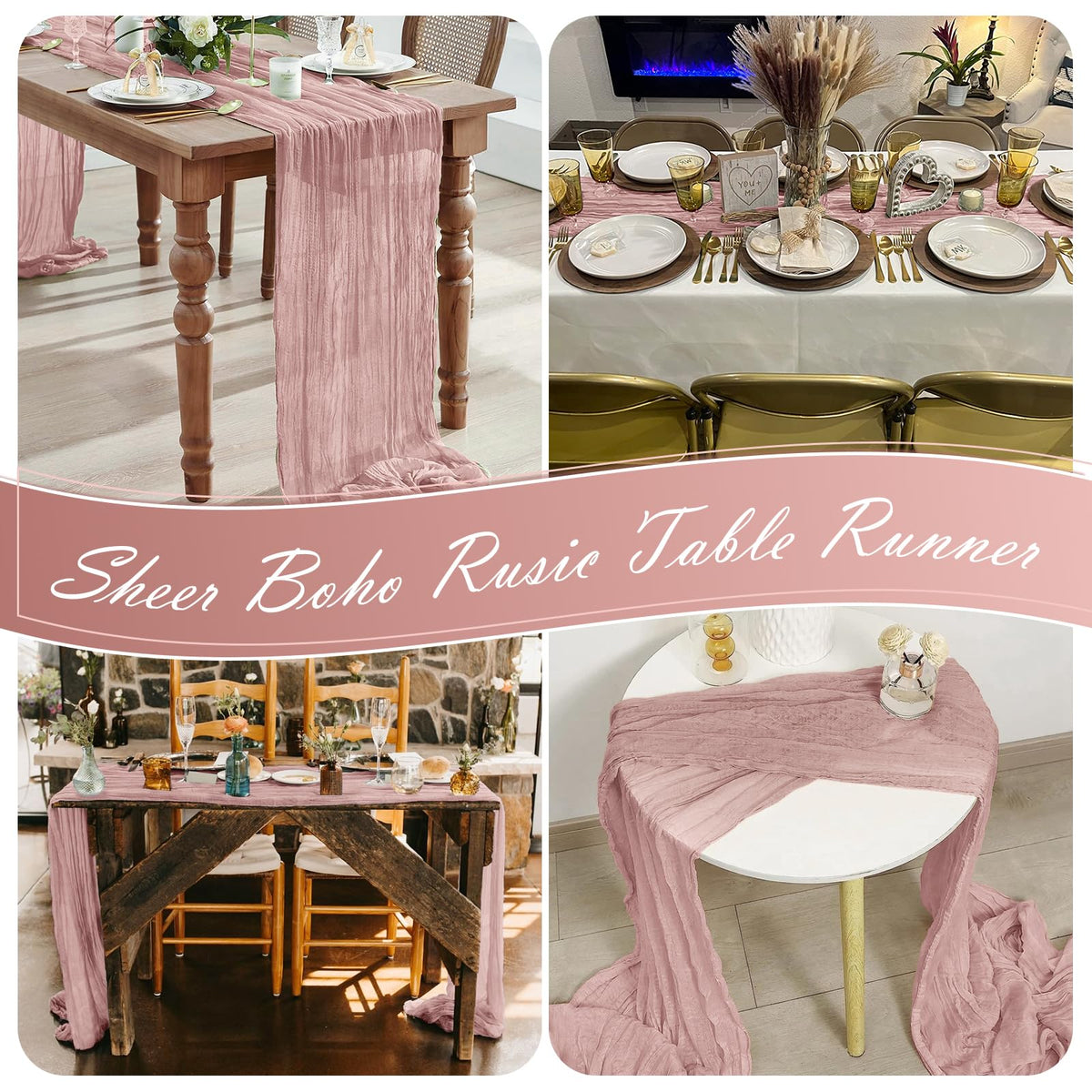 Ideal for arches and backdrops, elevating table decor.