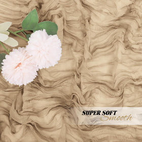 Yorcari machine-washable beige runner preserves color and texture