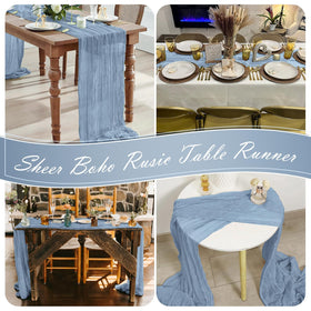 Yorcari rustic yet elegant table decor idea for arches and backdrops