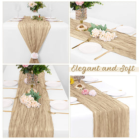 Yorcari wedding table decor runner suitable for arches and backdrops