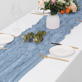 Yorcari wedding table decor runner adds natural elegance to centerpieces