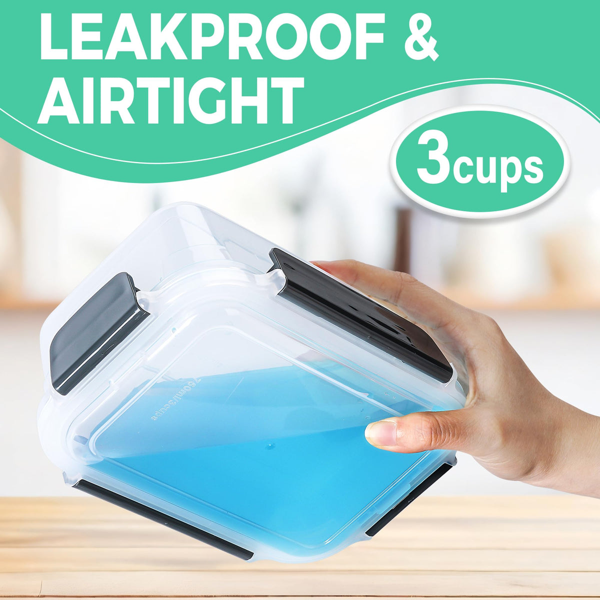 YORY BPA-free plastic containers protect flavors and odors