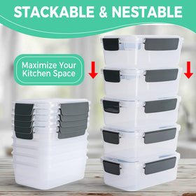 YORY nestable design saves space while keeping pantry organized
