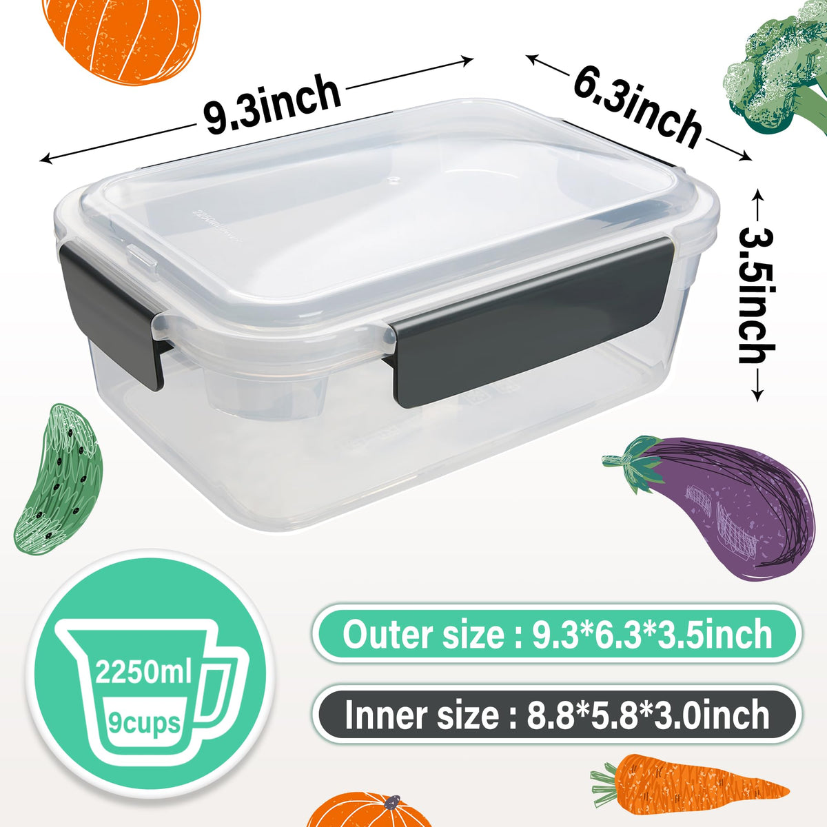 YORY stackable design maximizes pantry organization and easy access.