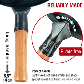 YOSUKATA heavy-duty carbon steel 15-gauge for lasting performance in busy kitchens.