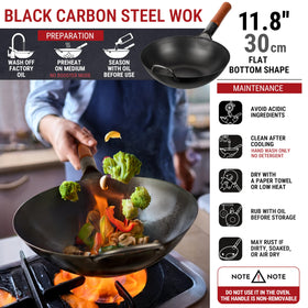 YOSUKATA wok on induction stove demonstrates compatibility across cooktops for flexible kitchen use.