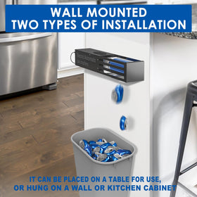 YOTAN space-saving design reduces bin clutter.