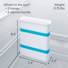 YouCopia FreezeUp slim blocks save freezer space and organize meals