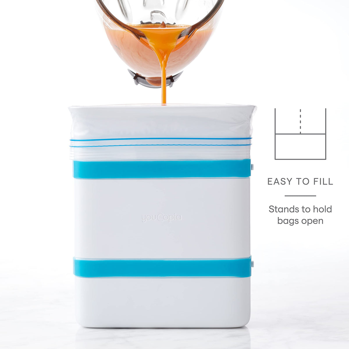 YouCopia FreezeUp reveals uniform 2-inch blocks for quick defrosting