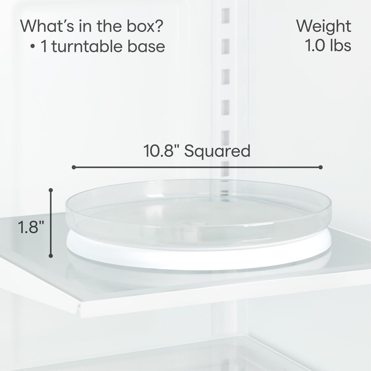 YouCopia FridgeView easy to install without tools, set up in minutes.