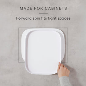 YouCopia MagicTrack in cabinet maximizing accessible storage