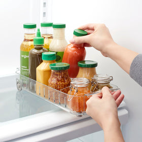 YouCopia RollOut Fridge Caddy no-assembly setup in minutes