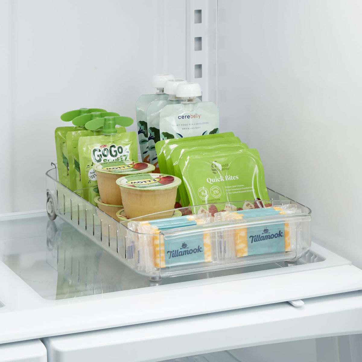YouCopia RollOut Fridge Caddy standard-fit dimensions fit most fridges