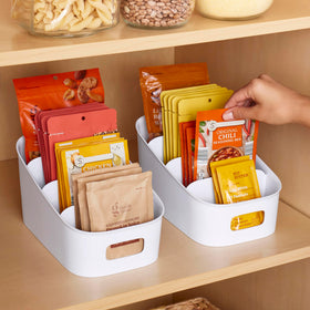 YouCopia ShelfBin compact cabinet fit ideal for small shelves.