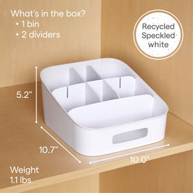 YouCopia ShelfBin quick setup with no tools required.