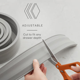 Measuring tape included with YouCopia SpiceLiner for precise cut