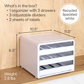 YouCopia SpiceStack includes 104 labels for faster organized lookup.