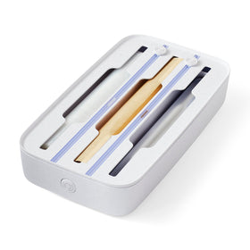YouCopia StoraRoll wrap dispenser front view showing organized drawer storage