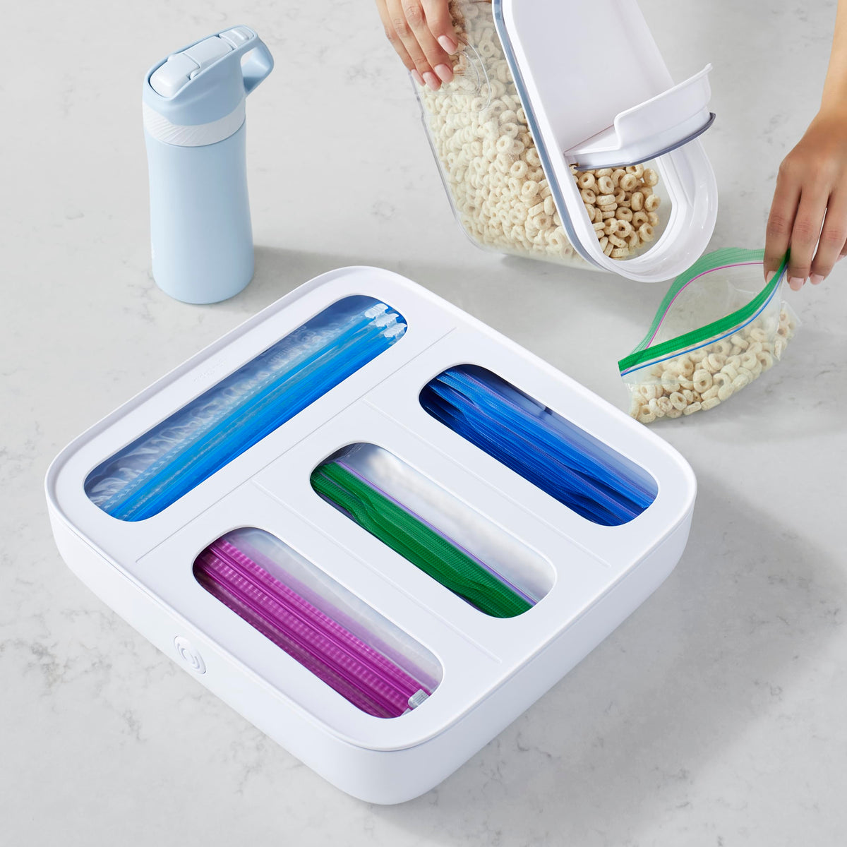 YouCopia Storabag made from BPA-free ABS plastic for durable daily use.