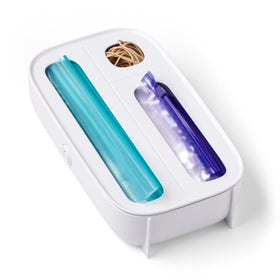 YouCopia StoraBag drawer bags dispenser with wide slots provides quick bag access.