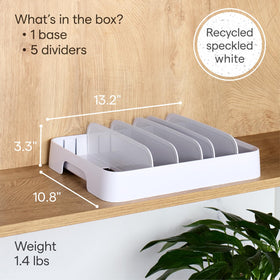 YouCopia StoraLid ready for kitchen cabinet organization and quick access.