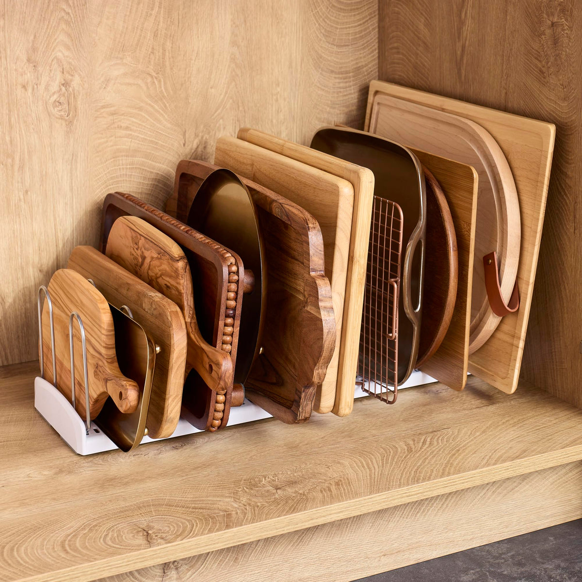 YouCopia StoreMore vertical storage makes grab-and-go access simple
