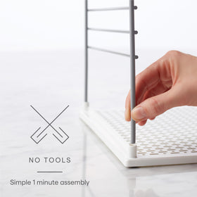 YouCopia UpSpace quick setup enables one-minute organization without tools.