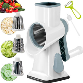 YOUCZON Rotary Cheese Grater drum shredding cheese quickly for toppings