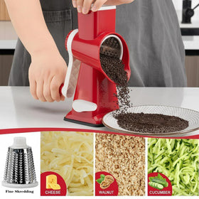 YOUCZON stainless steel rotary grater designed for durability and long-lasting performance.