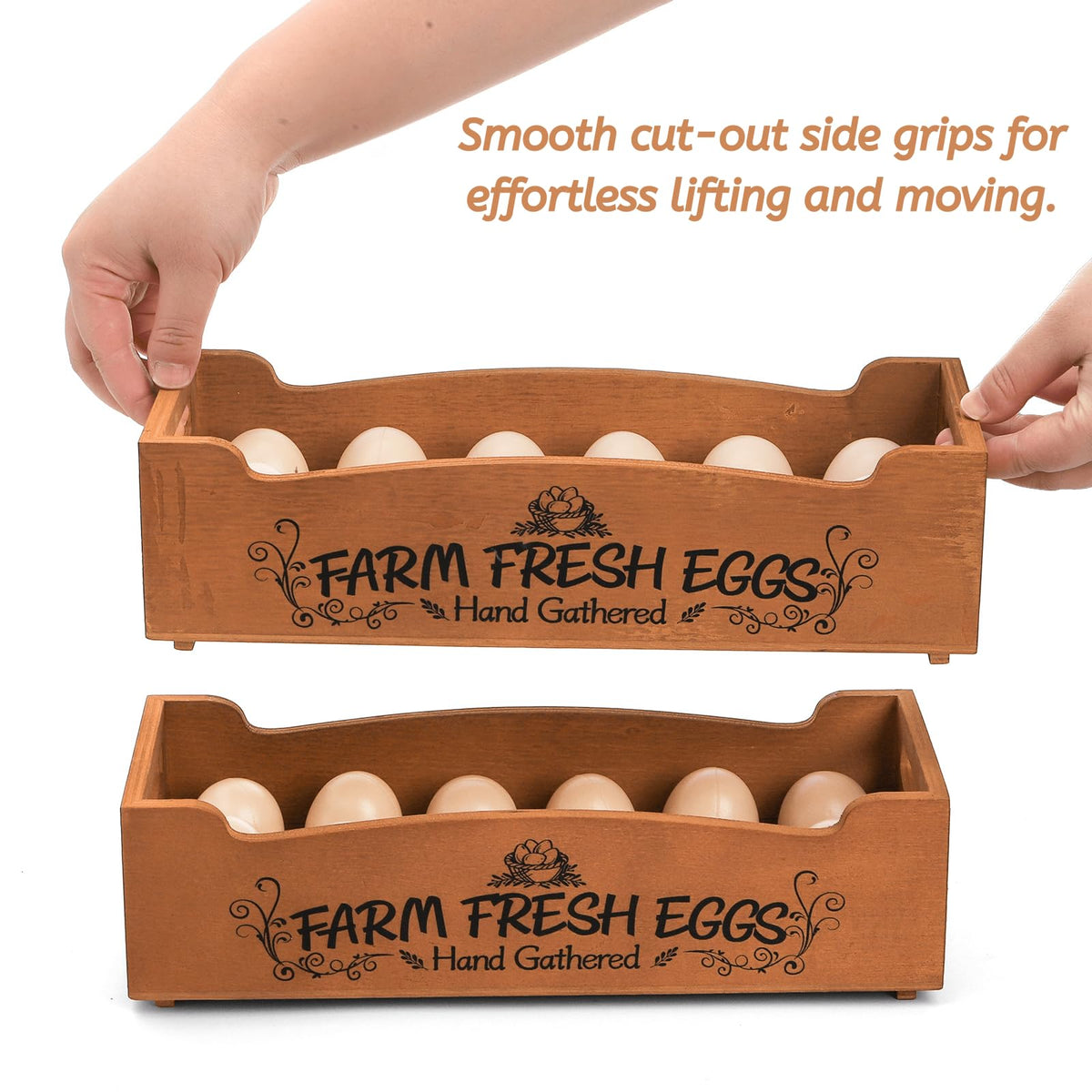 Youeon egg slots provide ventilation and gentle cushioning for eggs.