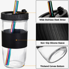 Youeon silicone sleeves add grip and protection for glass cups