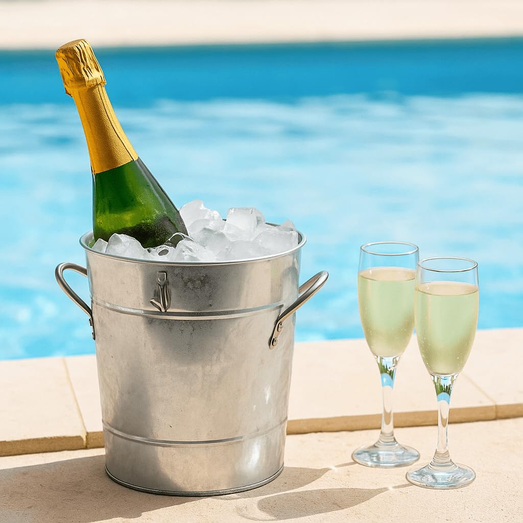 Fits champagne bottles in the YOUEON 4 L ice bucket