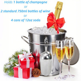 Snug lid on YOUEON ice bucket preserves cold during events