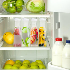 Not for hot liquids; hand wash only YOUEON carafes