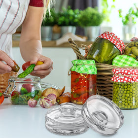Youeon wide-mouth jar weight set fits standard jars for small-batch ferments.
