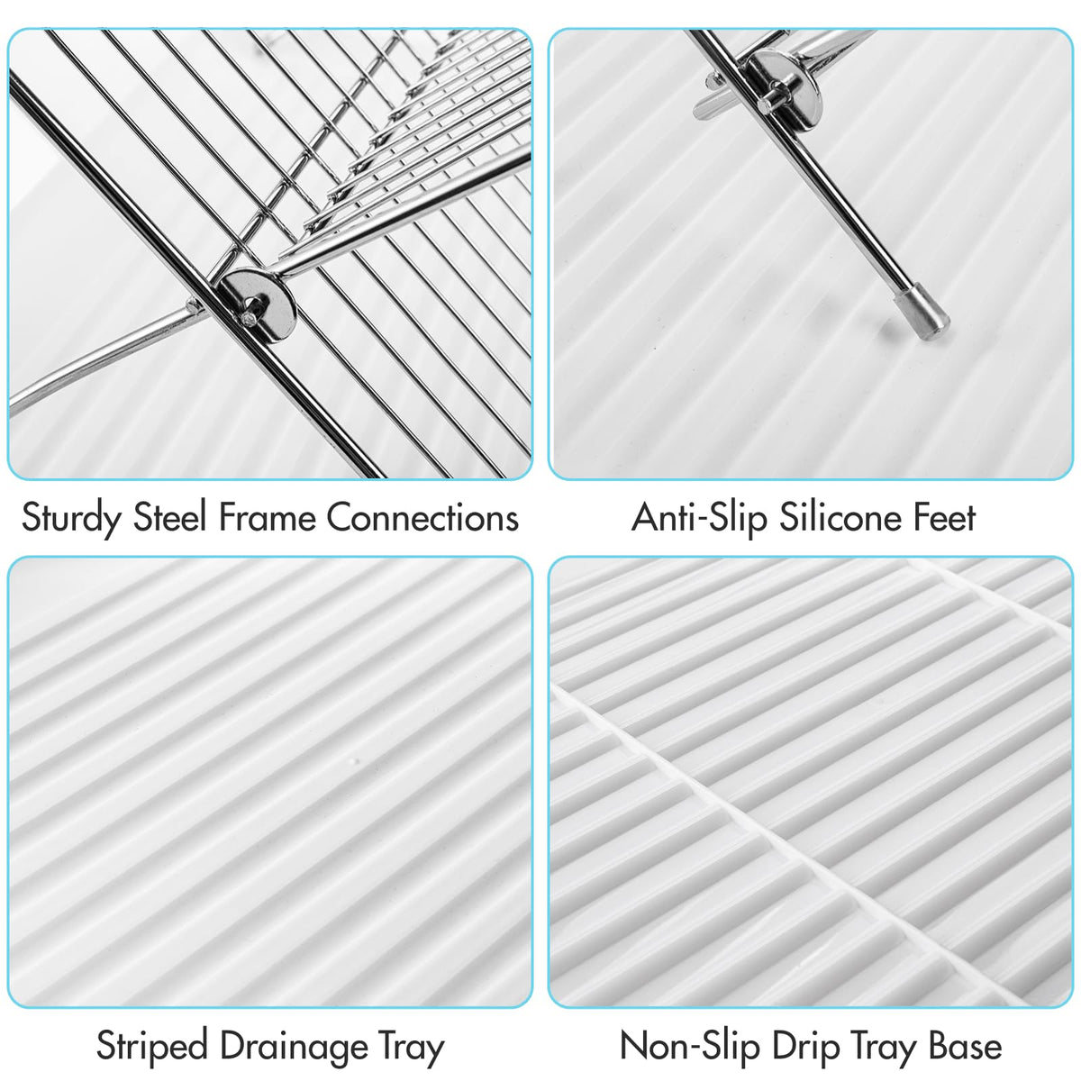 Youeon x-shaped foldable design adds modern style while saving counter space