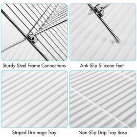 Youeon x-shaped foldable design adds modern style while saving counter space