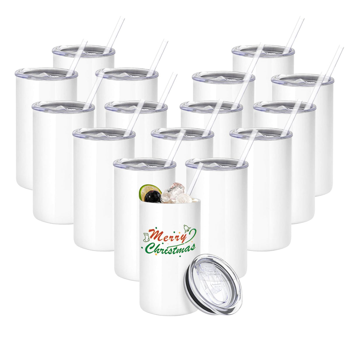 YOUKE OLA 12oz sublimation tumbler blank white surfaces for custom designs