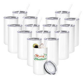 YOUKE OLA 12oz sublimation tumbler blank white surfaces for custom designs