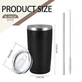 YOUKE OLA stainless steel straws included for easy hydration.