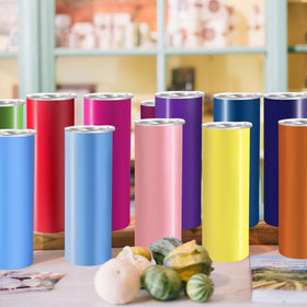 YOUKE OLA 20oz light-blue tumbler with double-wall insulation.