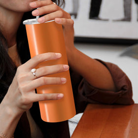 YOUKE OLA 20oz purple tumbler great for gifting with decals.