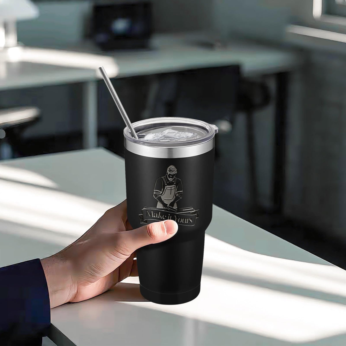 YOUKE OLA 30oz tumbler fits most car cup holders for travel