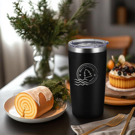 YOUKE OLA 20oz black tumbler with lids for reliable daily use.