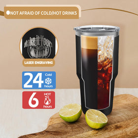YOUKE OLA double-wall vacuum insulation maintains drink temperature longer
